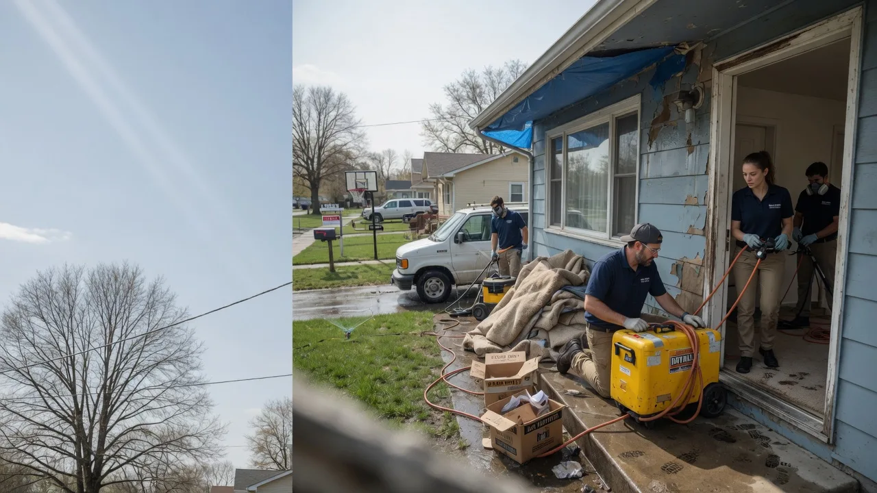 Basement Flood Cleanup in Verona, ND near me